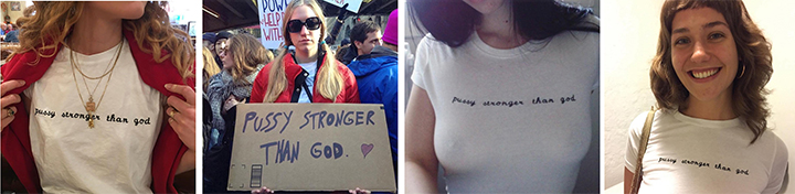 Pussy is stronger than god